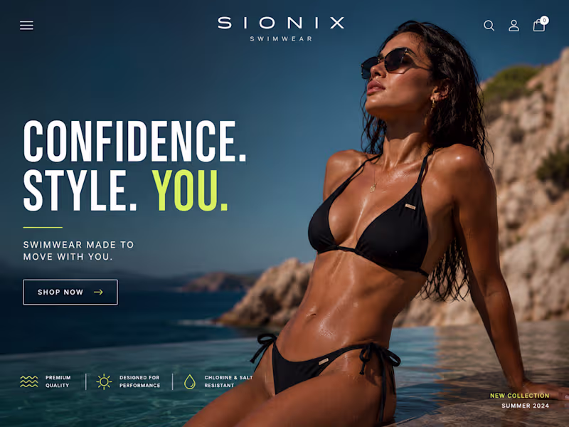Cover image for SIONIX | Premium Shopify Swimwear