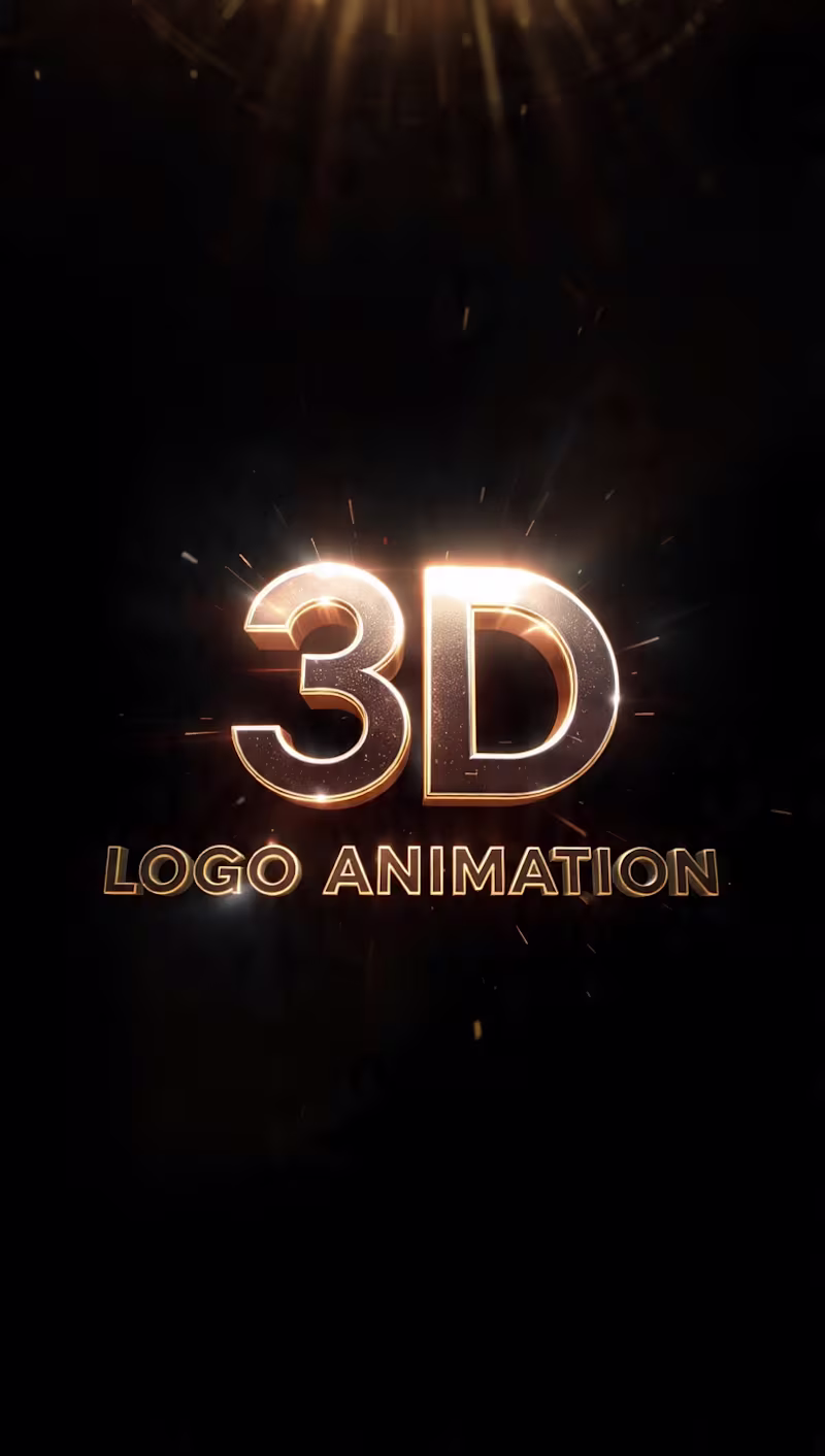 Cover image for I will create cinematic 3D logo animation