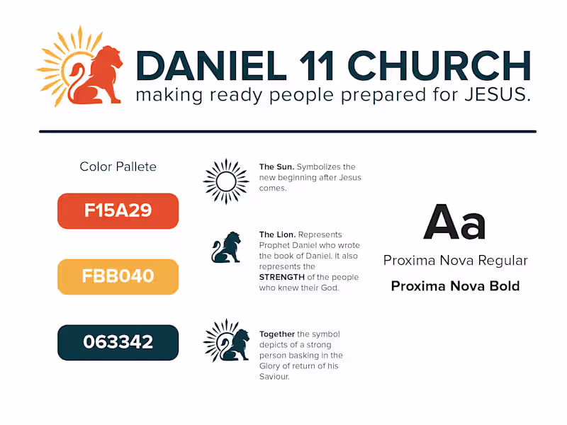 Cover image for Daniel 11 Church Logo