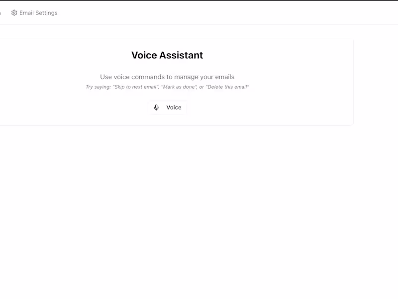 Cover image for Email voice assistant