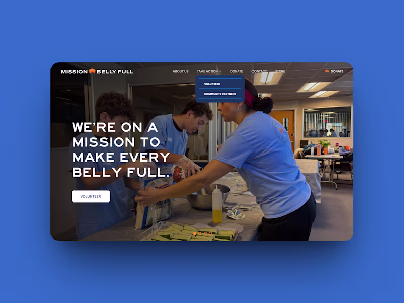 Cover image for Mission Belly Full is a