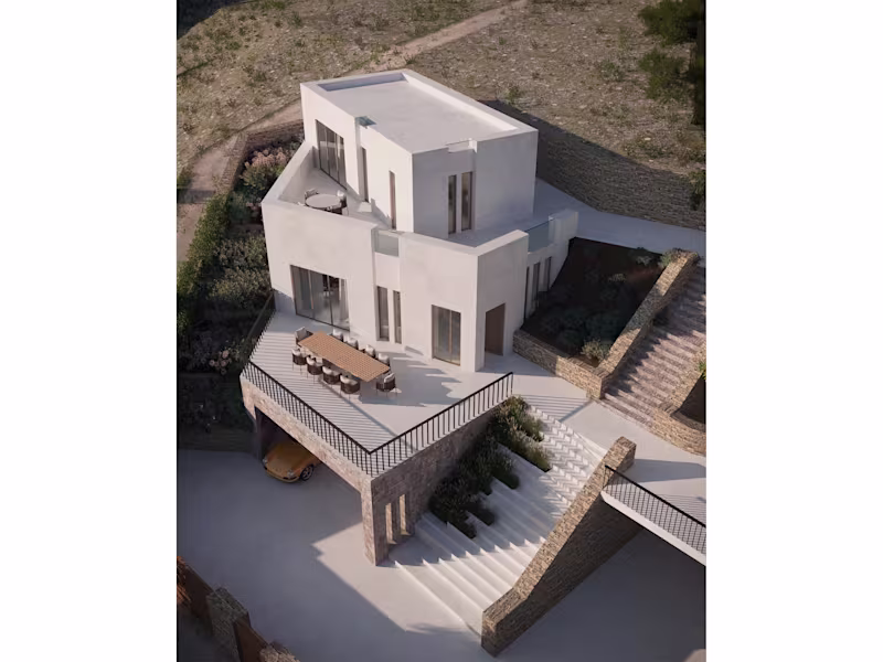 Cover image for This three-story guest house, tucked