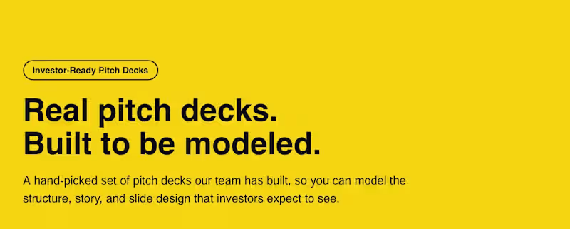 Cover image for Ready Pitch Deck Strategy & Design