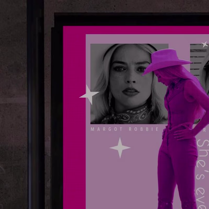Cover image for Barbie: movie poster💗🎀💘🌸