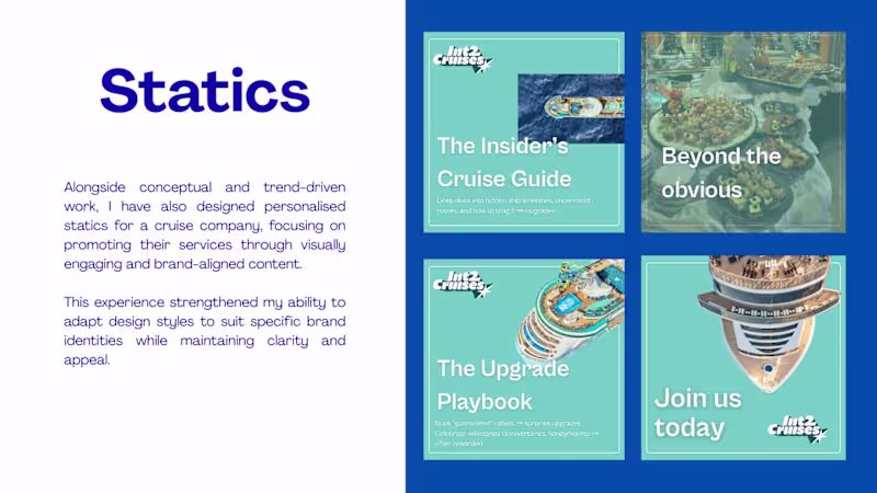 Cover image for Statics and carousels for social