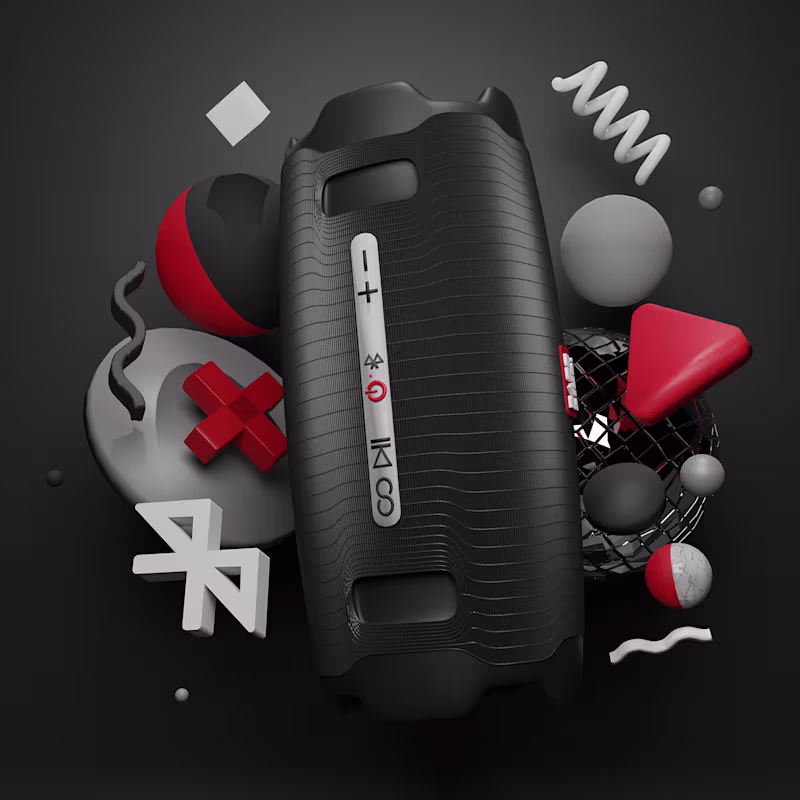 Cover image for BASSLINE BLUETOOTH SPEAKER