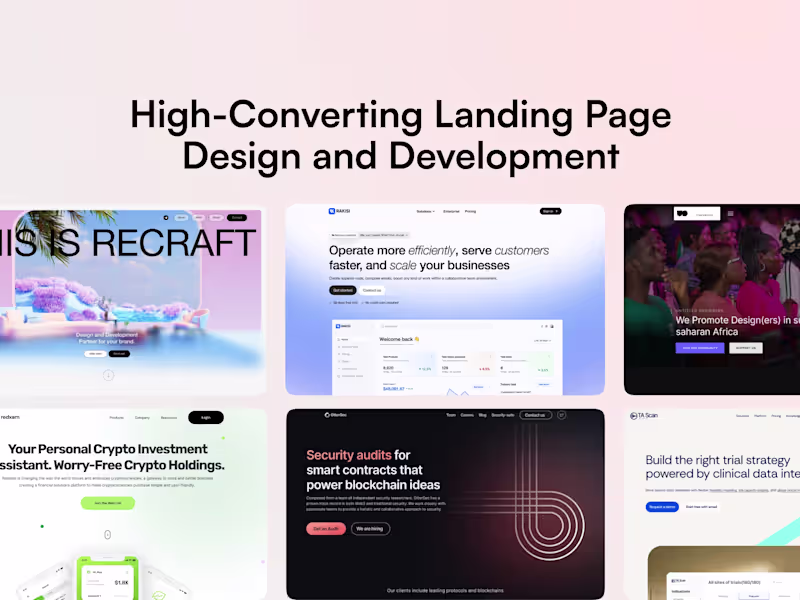 Cover image for High-Converting Landing Page Design and Development