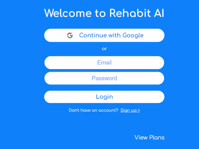 Cover image for Rehabit Web Application