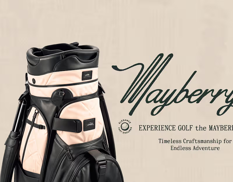 Cover image for Mayberry Golf - Product & Visual Identity
