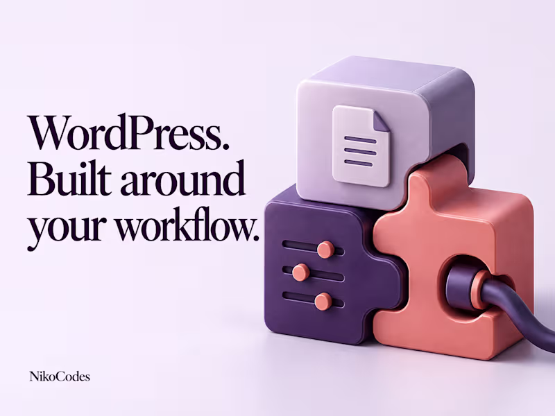 Cover image for Custom WordPress Plugin for Your Business Workflow