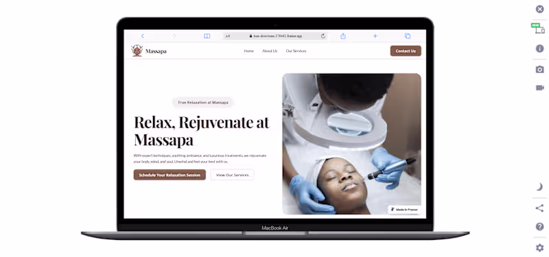 Cover image for Massapa Spa – Elevating Wellness Through Digital Design