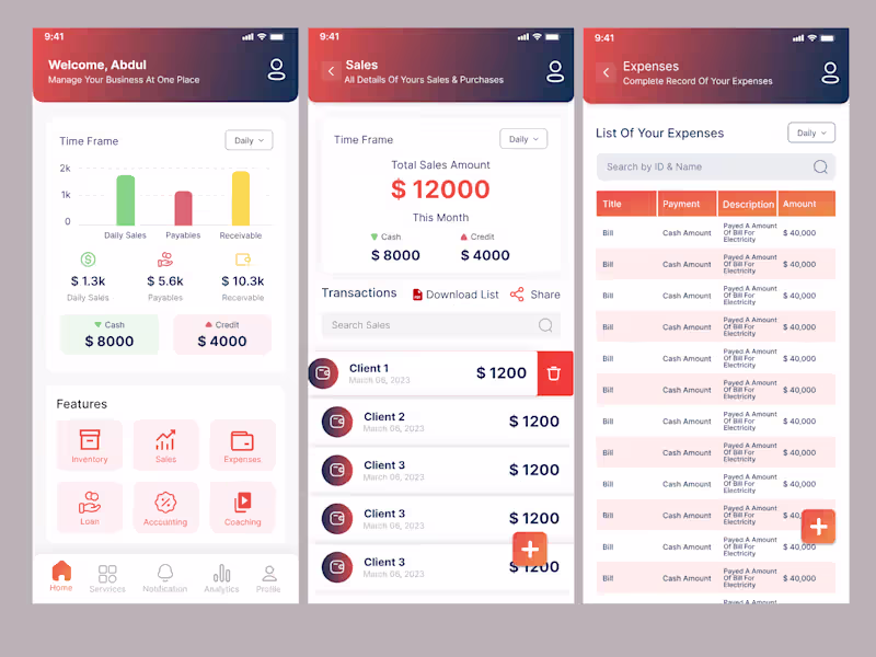 Cover image for KBook-A business managing app
