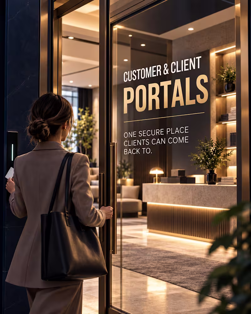 Cover image for Customer & Client Portals
