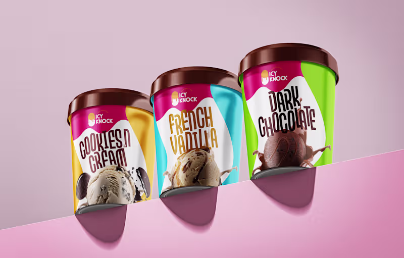 Cover image for Icy Knock - Branding :: Behance