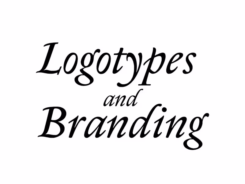 Cover image for Logotype and brand materials design