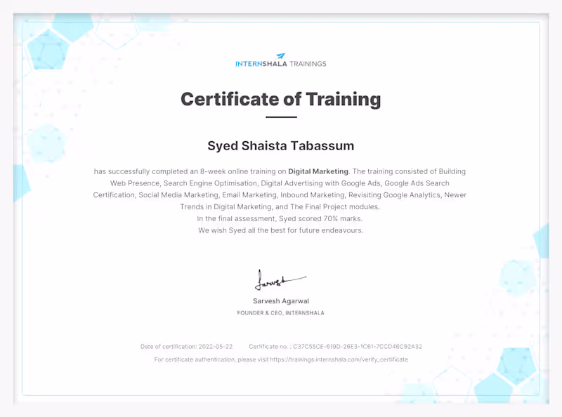 Cover image for Certified Digital marketer 