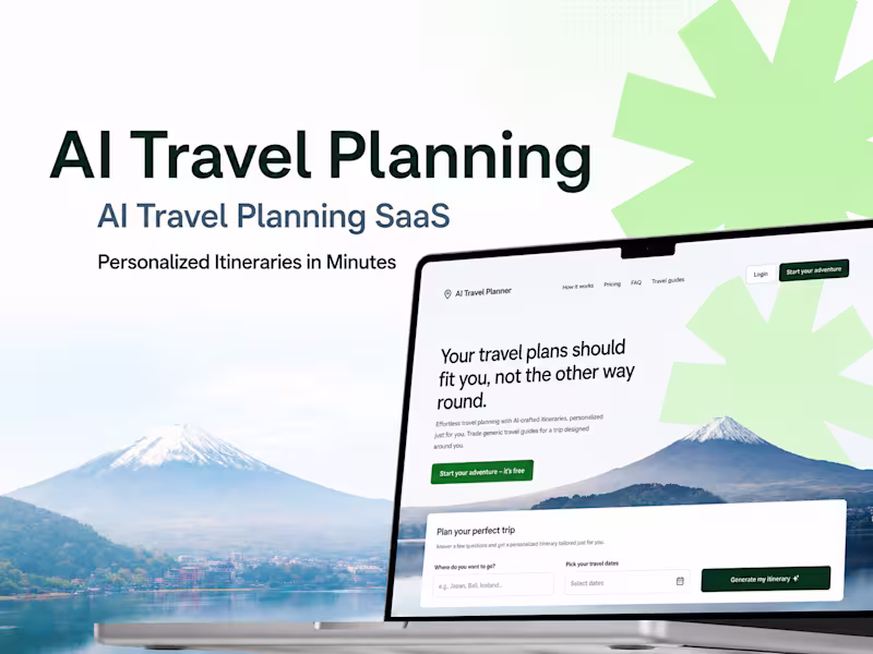 Cover image for AI Travel Planner — Personalized Itineraries with RAG