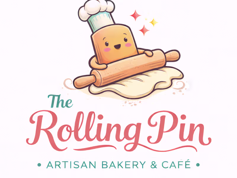 Cover image for A warm, playful bakery logo