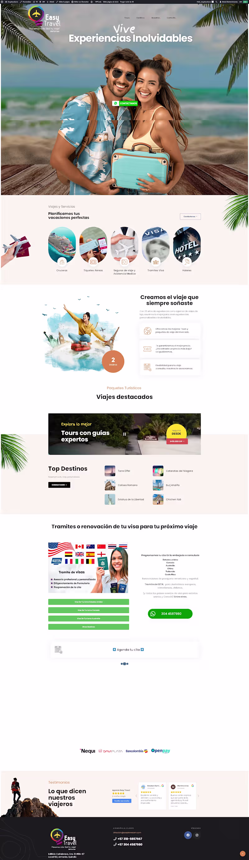 Cover image for Easytravel (Agencia de Viajes )