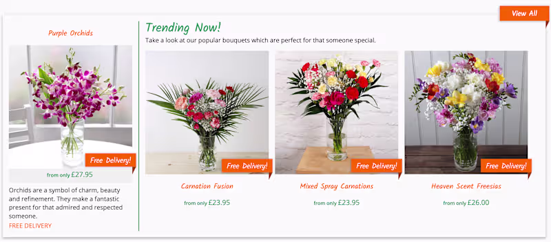 Cover image for Flowers By Post