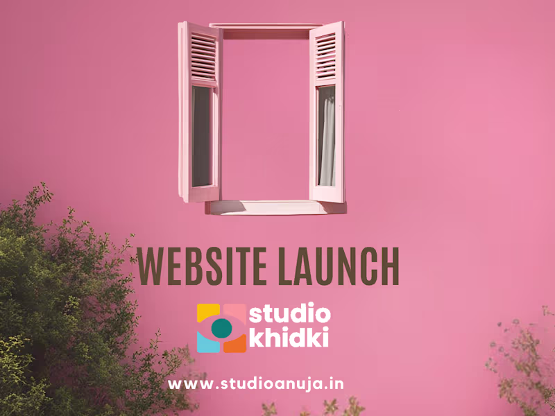 Cover image for Studio Khidki: Website Design 