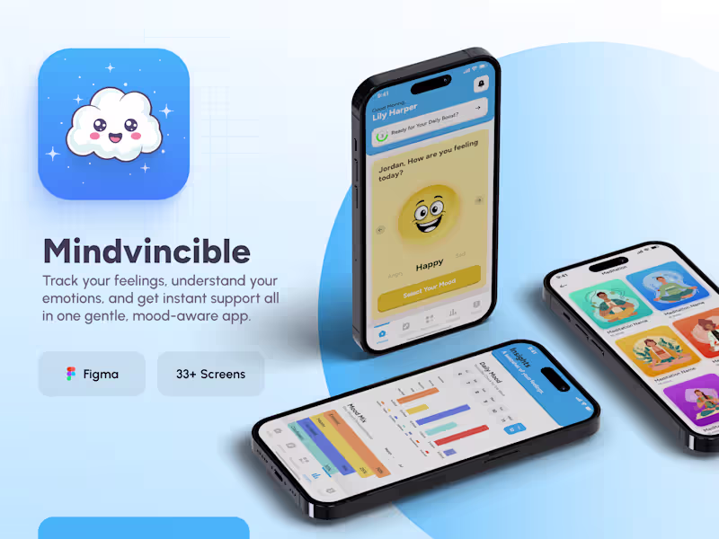 Cover image for Mindvincible - Mobile App Design