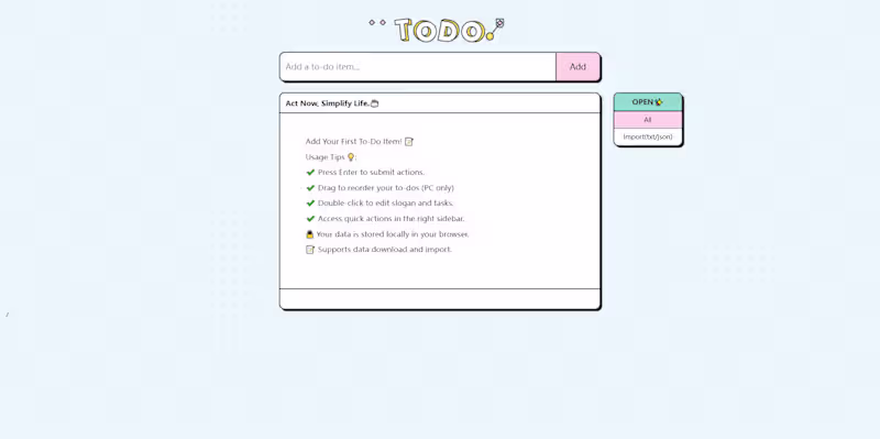 Cover image for ToDoList — Task Management App
Productivity,