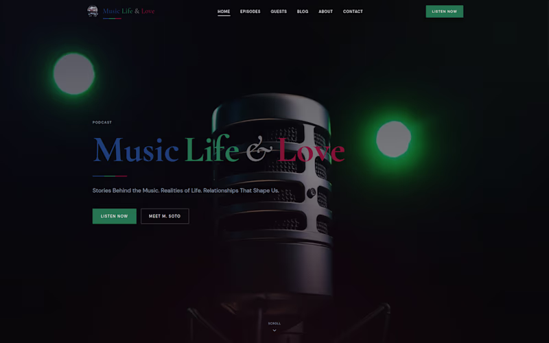 Cover image for A cinematic, mobile-first home for