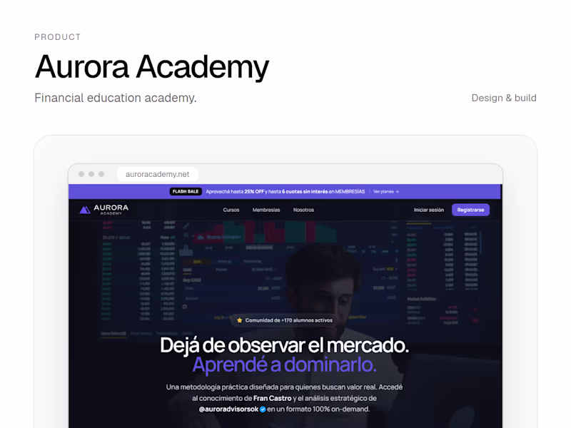 Cover image for Aurora Academy: a financial education academy