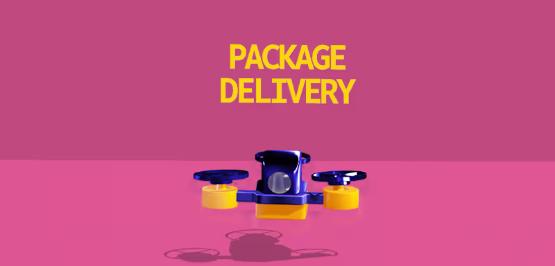 Cover image for 3D MODEL OF DELIVER DRONE