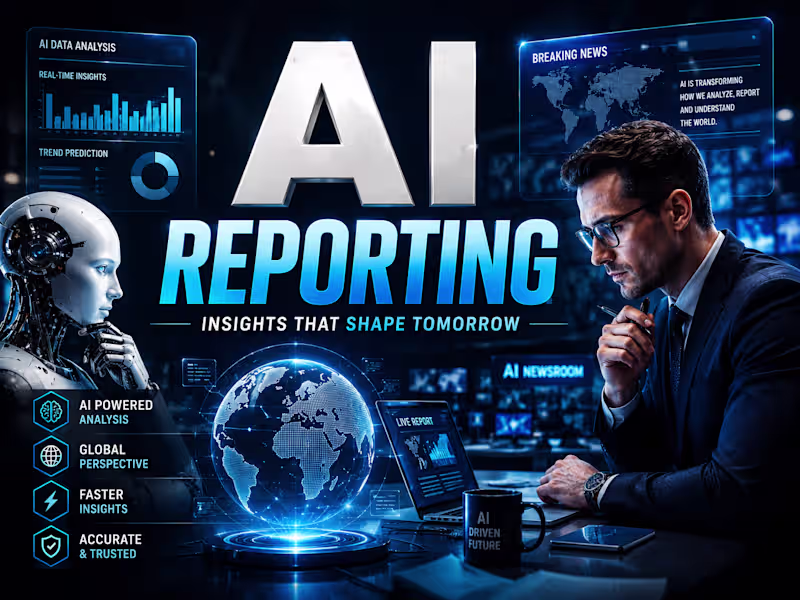 Cover image for AI Reporting YouTube Thumbnail Design