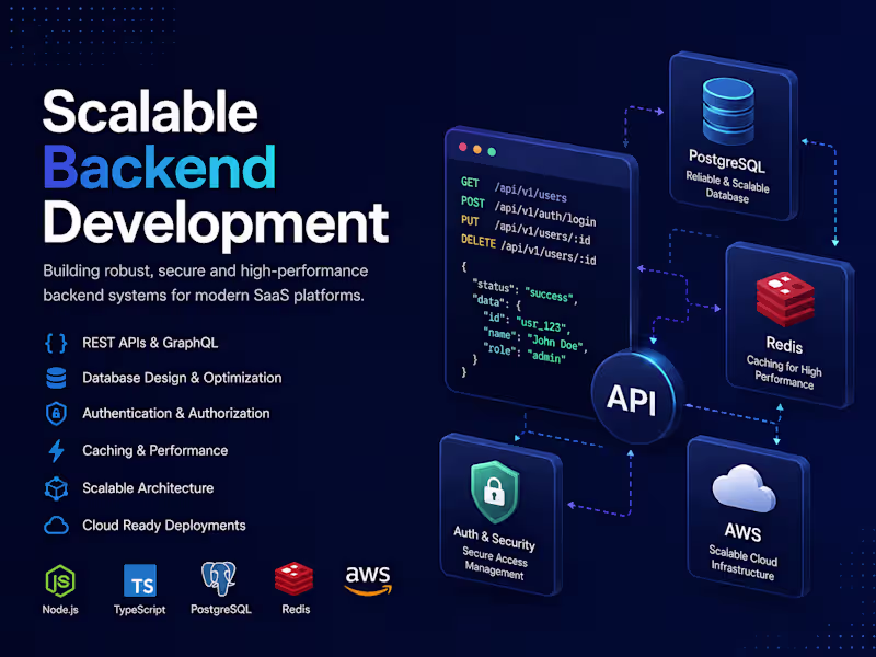 Cover image for Scalable Backend Development for SaaS Platforms