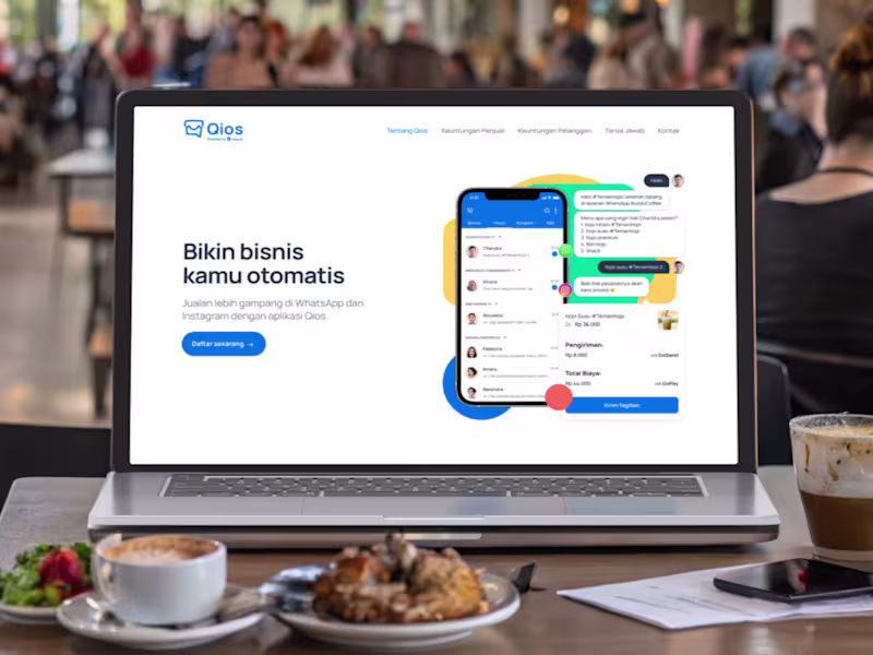 Cover image for Simple Landing Page for Saas Company