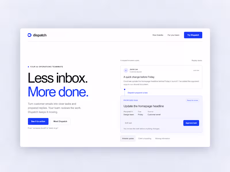 Cover image for Saas & AI product Website