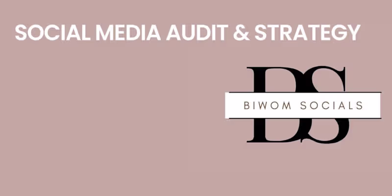 Cover image for Social Media Audit & Strategy