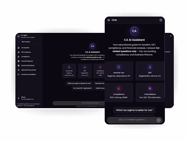 Cover image for CAAI - Financial Advisory AI