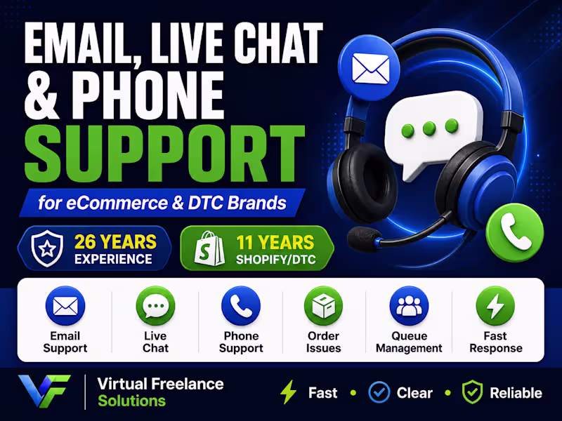 Cover image for Email, Live Chat & Phone Support