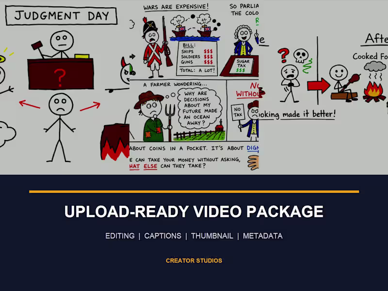 Cover image for Upload-ready YouTube video package with captions and thumbnail