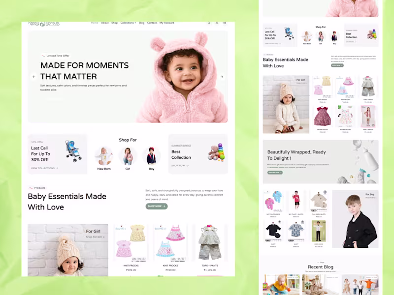 Cover image for Built an eCommerce website for