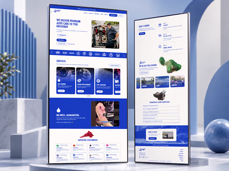 Cover image for Looby's Mobile Auto Care Website Design and Development