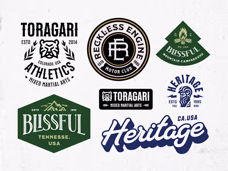 Cover image for Vintage Logo and Badge Design Package for your business needs