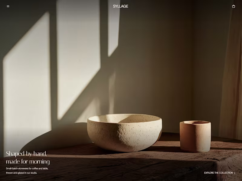 Cover image for SYLLAGE is almost here.
A luxury