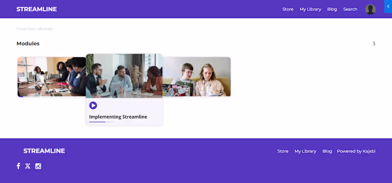 Cover image for Streamflix Custom Template in Kajabi StreamFlix, the ultimat...