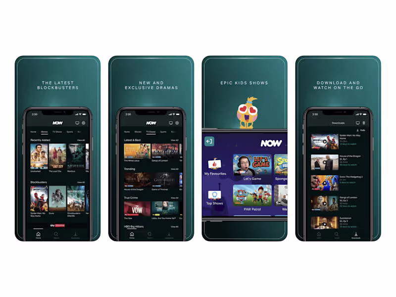 Cover image for 📺📱SKY UK NowTV ReactNative App 📺📱
