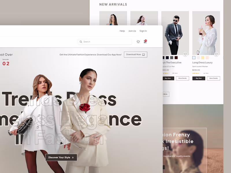 Cover image for Verona Vogue Fashion Website Design