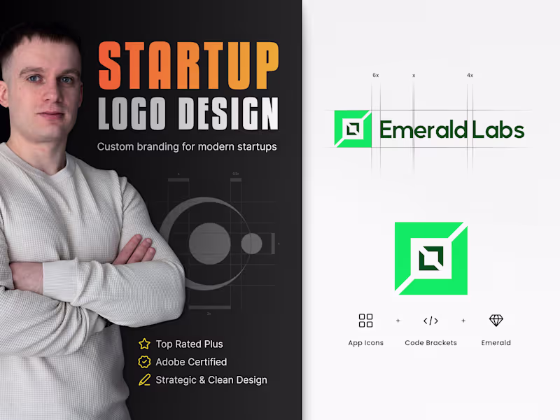 Cover image for  You will get a professional startup logo design and branding