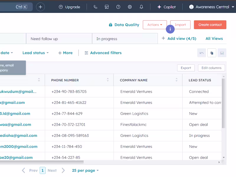 Cover image for HubSpot CRM Management