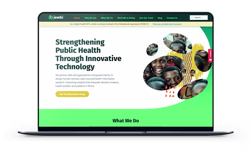 Cover image for Jembi.org Redesign