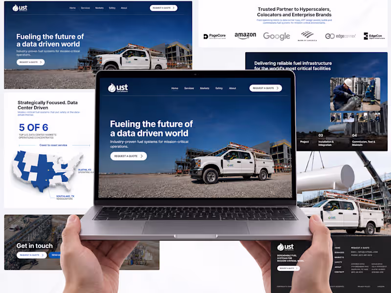 Cover image for UX/UI Restructuring for a 25+ Year Fuel Infrastructure Company 
