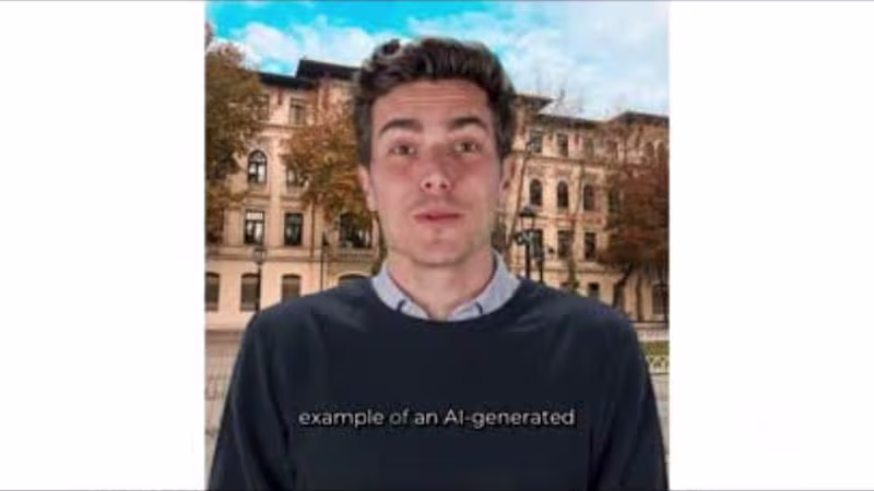 Cover image for AI Talking Avatar – Explainer Video Example 